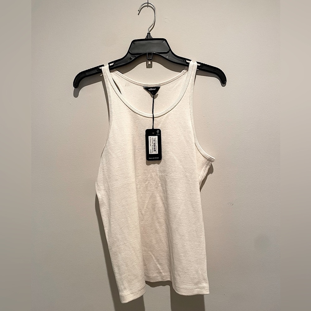 Allbirds Women’s The Ribbed Tank Top Size XL Natural White NWT